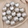 Set of balls plastic D-4 cm, 36 pcs "Disport" silver