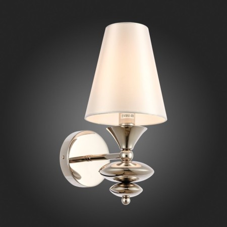 Wall lamp EVOLUCE. SL1137.101.01. Rionfo. 1x40 W, E14, 15x32.6 cm, Nickel color-2