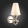 Wall lamp EVOLUCE. SL1137.101.01. Rionfo. 1x40 W, E14, 15x32.6 cm, Nickel color