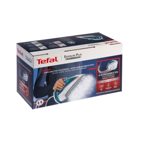 TEFAL FV5718E0, 2500 W, ceramic sole, 45 g/min, 270 ml, white-turquoise-7