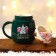 Ceramic mug “Magic to be”, 450 ml, green color