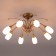 Ginevra 8x40W E14 chandelier bronze