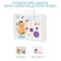 Roxy-Kids anti-exceling mini-rings for a bath, 5 pcs., Mix color