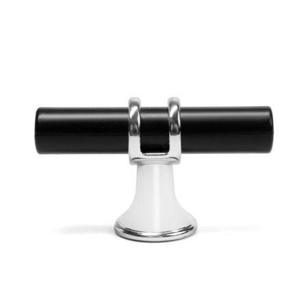 Cappio pen pen, d = 12 mm, plastic, chrome color/black-2