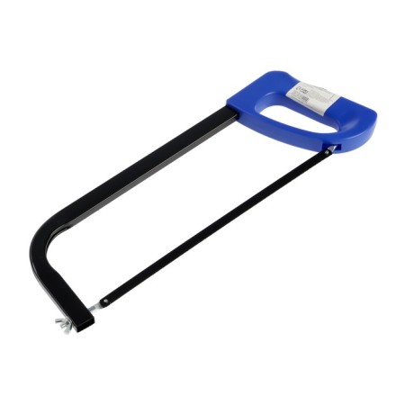 Hacksaw for metal tundra, reinforced rectangular profile, plastic handle, 300 mm