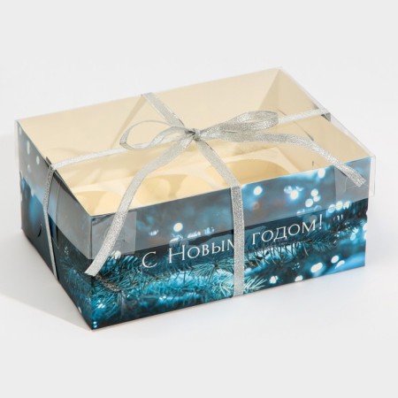 Blue Participer Capcake, 23 x 16 x 10 cm, New Year-1