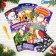 A set of cards for drawing by light "New Year", 5 pcs