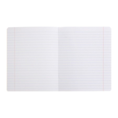 A notebook of 18 sheets in the line "Notebook in the ruler", the cover coated cardboard, rounded corners, block 65, 5V, mix-5