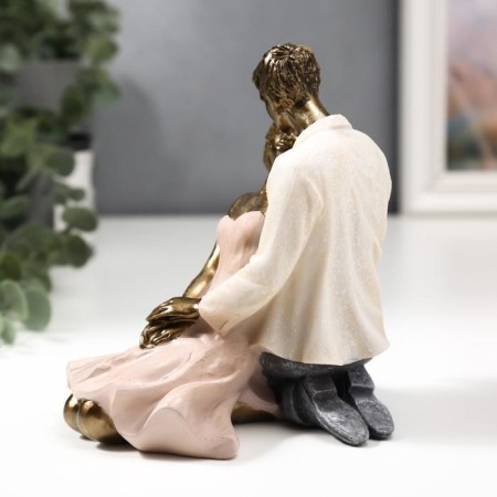 Souvenir Polystone "In love pair - proximity" 14x10x12 cm-3