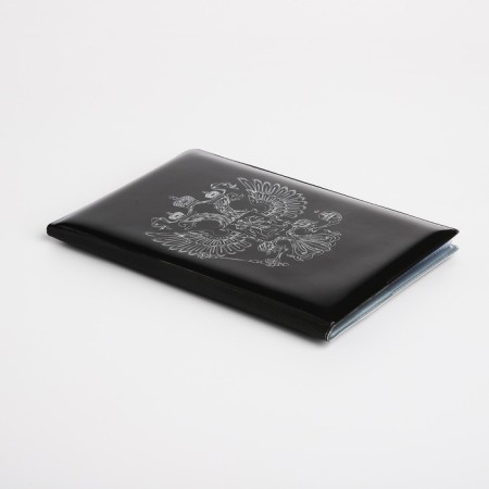 Cover for passport, black color-2