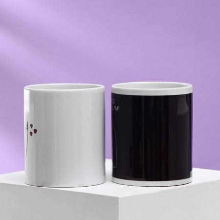 A set of mugs for two "Ghosts. Good morning ", 2 mugs 320 ml-1