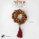 Parsing wooden "Orthodox" 30 beads, a cross small. with a brush, the color is dark brown