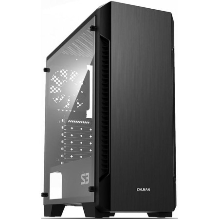 Zalman S3 case without PSU, ATX, MIDI-Tower, Black