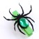 Set of decorative clothespins "Spiders" 6 pcs., Mix