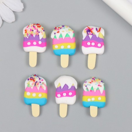 Decor for creativity Plastic "Eskimo with sprinkling" MIX 3.4x2.8x0.7 cm