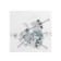 Kitchen sink "Vladiks", cut, with siphon, d = 49 cm, stainless steel 0.6 mm, decor