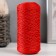 Knitting cord 100% polyester 1mm 200m/75 ± 10g (27 red)