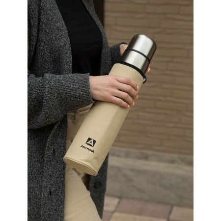 Thermos "Arctic", 101, 750 ml, d-5.1 cm, with a case, 24 hours, h-28.8 cm, d-8.1 cm, chrome-4