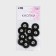 The buttons are sewing, decorative, d = 21 mm, 5 pcs, black color