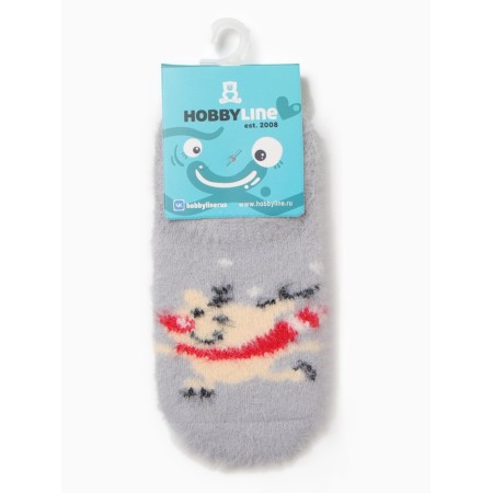 Noski-Executions children's downy "New Year", color mix, rr 14-16-2