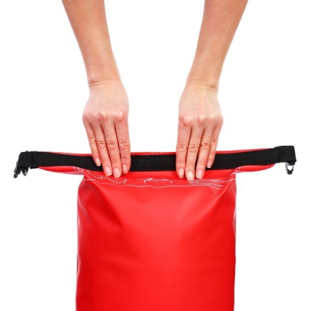 Yugana hairshome, PVC, waterproof 15 liters, one belt, red-10