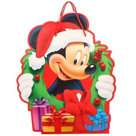 New Year. Gift package, 23x27x11.5 cm, packaging, Mickey Mouse-4