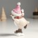 Polystone souvenir "Tick in a hat and scarf, on skates" MIX 9.5x7.5x15 cm