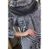 Women's dress, size 42, gray, blue color