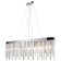 Crystal Crystal chandelier Venecia 8xe14 40w, size 120x25x45-110 cm, color chromium