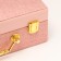 Casket to the leatherette for jewelry "Pink" combined suitcase 8x18x23 cm