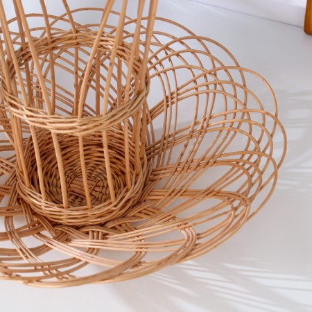 Basket for champagne and fruits, 29 × 43 cm, willow-2