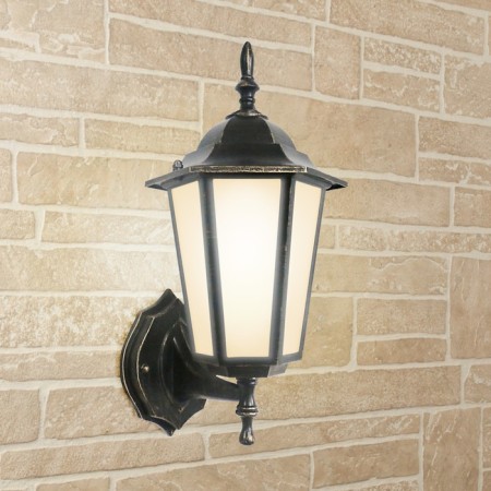 Elektrostandard Lamp Garden-Park, 100W, E27, IP44, wall, 1004U black gold