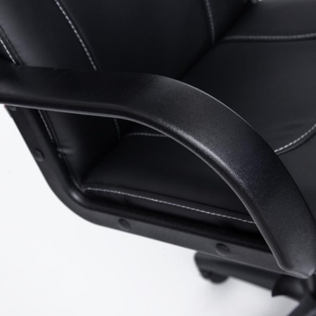 PARMA Eco-leather chair, black 36-6-11