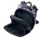 School backpack 38 x 30 x 16 cm, ergonomic back, Stavia "White Dog" multicolor/pink
