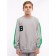 Sweatshirt for a boy, height 176 cm, color gray melange