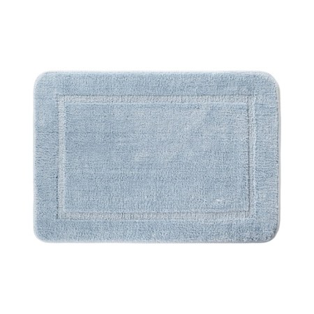 Bathroom mat IDDIS, 65x45 cm, microfiber, blue color