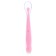A spoon for a nursery, for the first feeding, in a container, pink