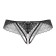 Panties Eromantica, Freya, with beads, black color, size 54-56