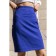 Female skirt, size l, blue color