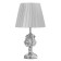 Pavier table lamp "Pavliy" E27 40W chrome 26x26x44cm Risalux