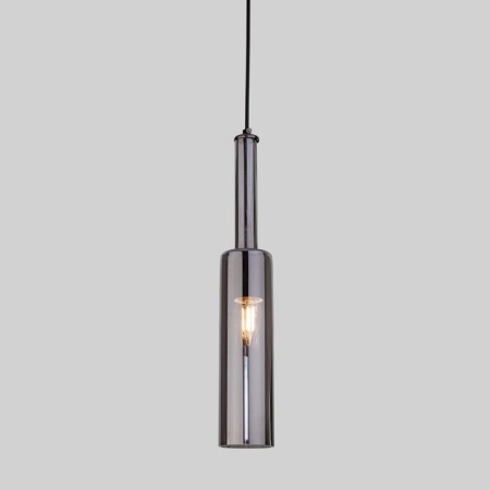 Suspended lamp with glass plafon Graf, 60W, E27, 7x7 cm