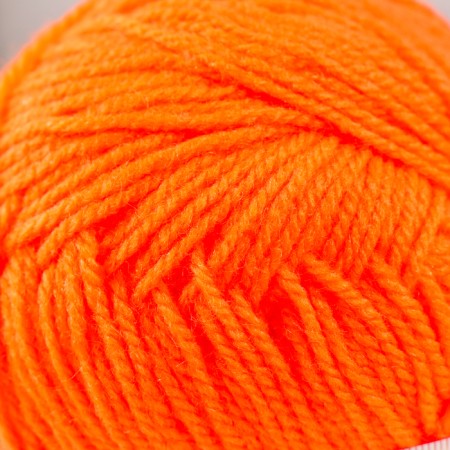 Yarn "Children's novelty" 100% acrylic 200m/50g (284-orange)-2