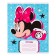 Notebook in a line of 24 sheets, 4 types of mix, cover coated cardboard, Minnie Mouse