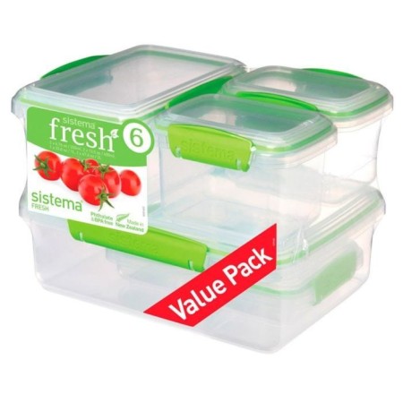 Sistema containers set, 6 pcs.