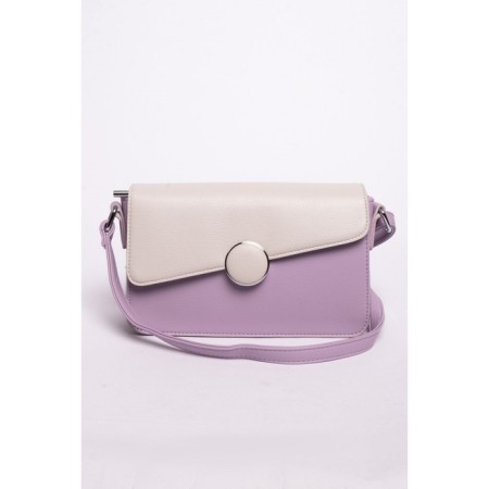 Cross-Body Bag, eco-leather, ludor lilac, 24x8x14 cm