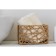 A set of wicker baskets for handmade storage LADOOM "Web", 4 pcs, beige color