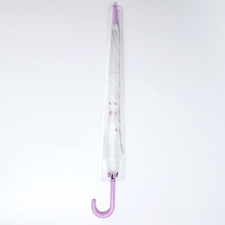 Umbrella - semi -automatic “flowers” ​​cane, 8 spokes, r = 45 cm, color mix-4