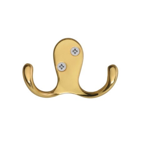 Hook furniture tundra TKD026, two -rod, gold-2