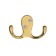 Hook furniture tundra TKD026, two -rod, gold
