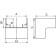 Internal angle dkc aim, 25x17 mm, 00391